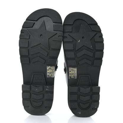 Christian Dior Calfskin Diorquake Buckled Lug Sole 15mm Clogs 38 Black 6 of 10