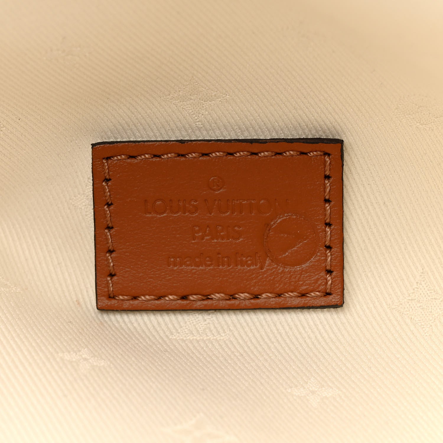 Louis Vuitton Shearling Monogram LV Ski Bumbag Cream Brown 6 of 9