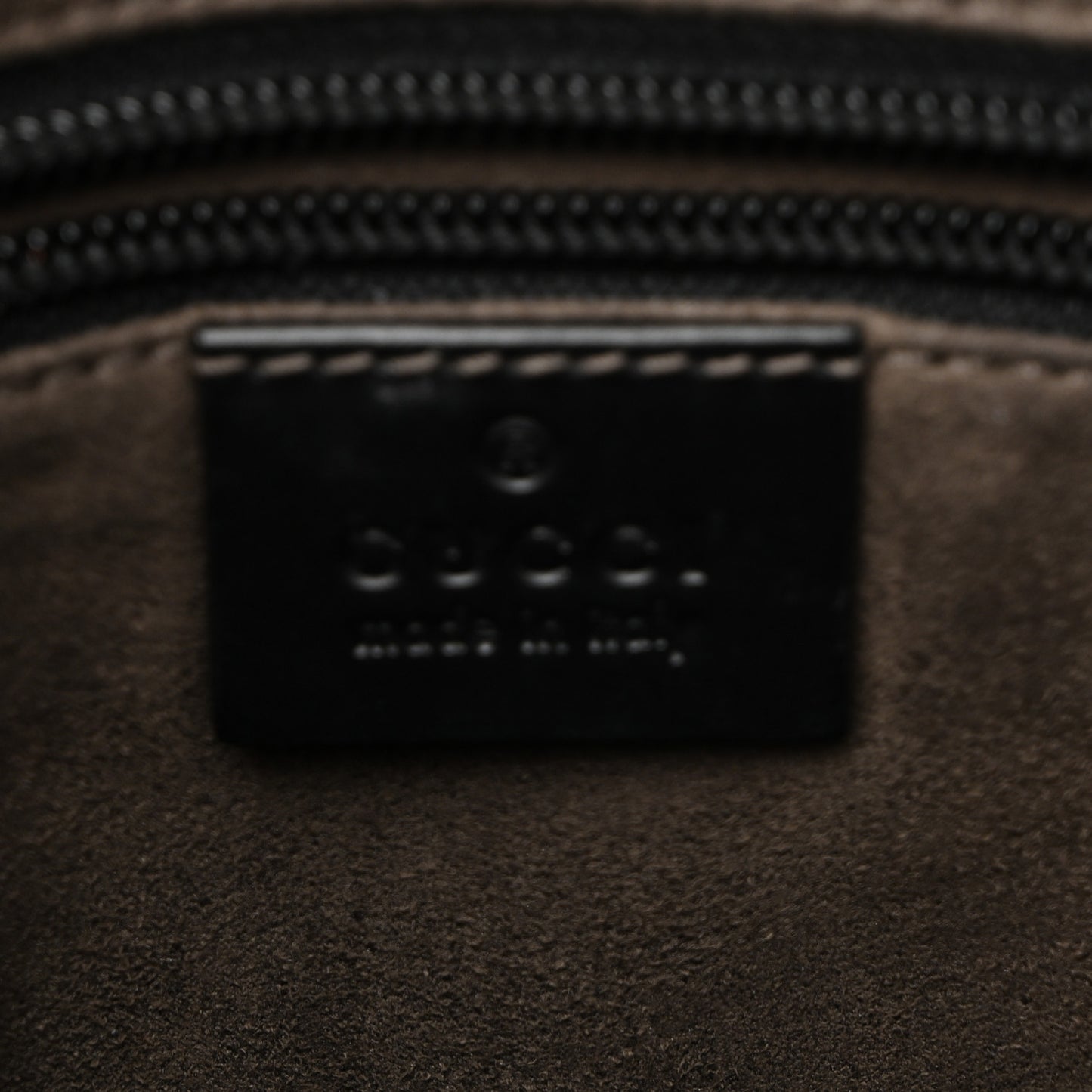Guccissima Signature Medium Flat Messenger Bag Black