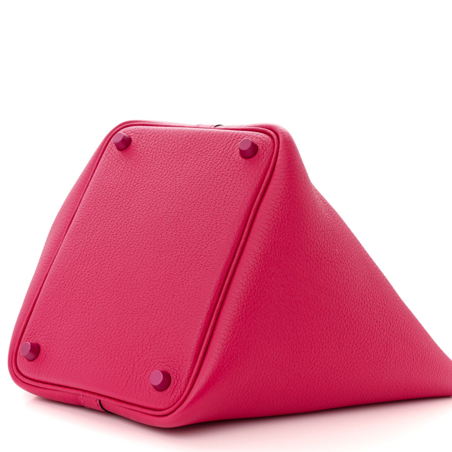 Taurillon Clemence Monochrome Picotin Lock 18 PM Rose Mexico