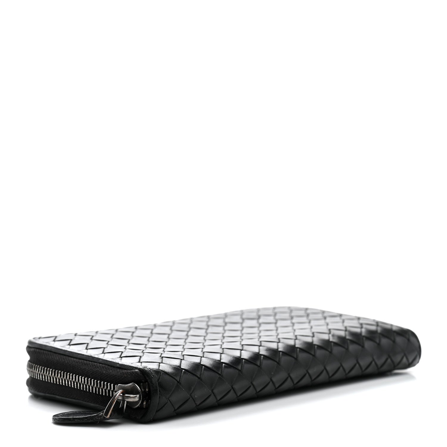 Bottega Veneta Nappa Intrecciato Zip Around Wallet Black 4 of 7