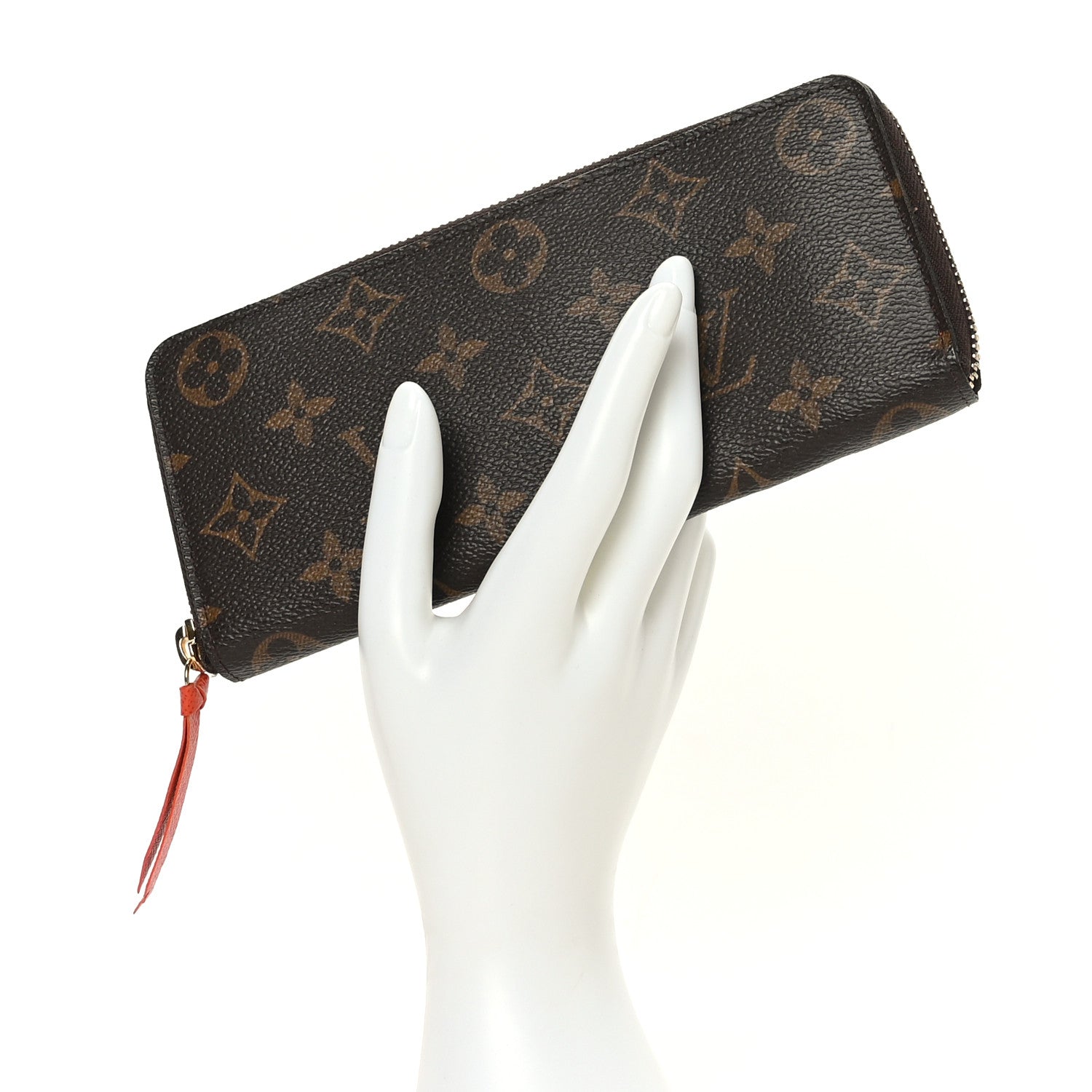 Louis Vuitton Monogram Clemence Wallet Piment 2 of 6