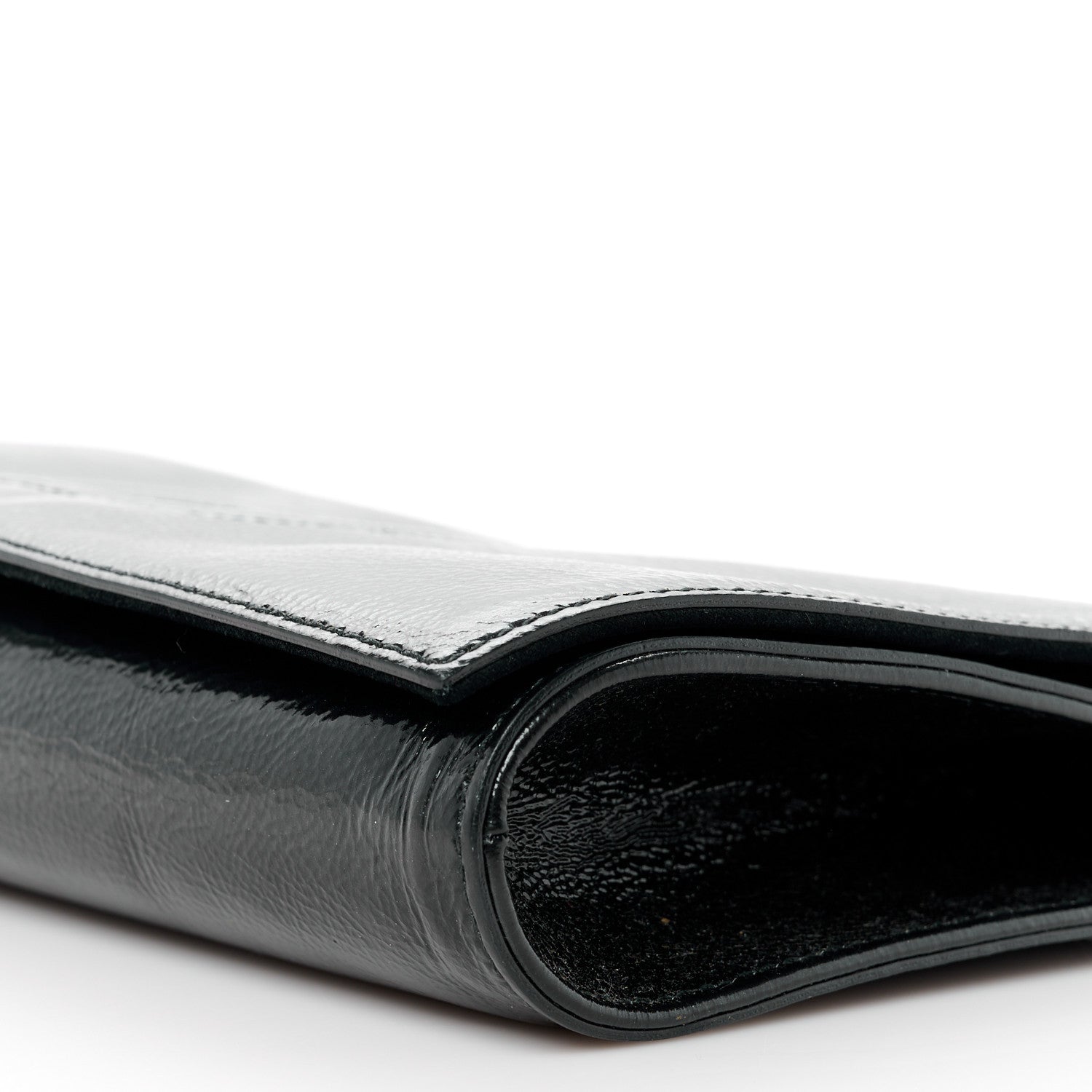 Gucci Soft Patent Medium Soho Clutch Black 13 of 13
