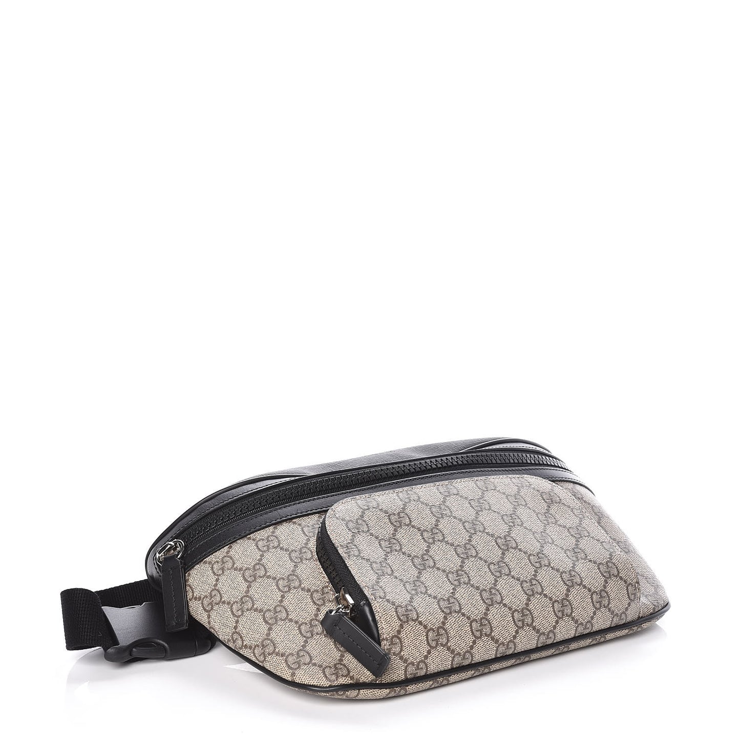 GG Supreme Monogram Belt Bag Black