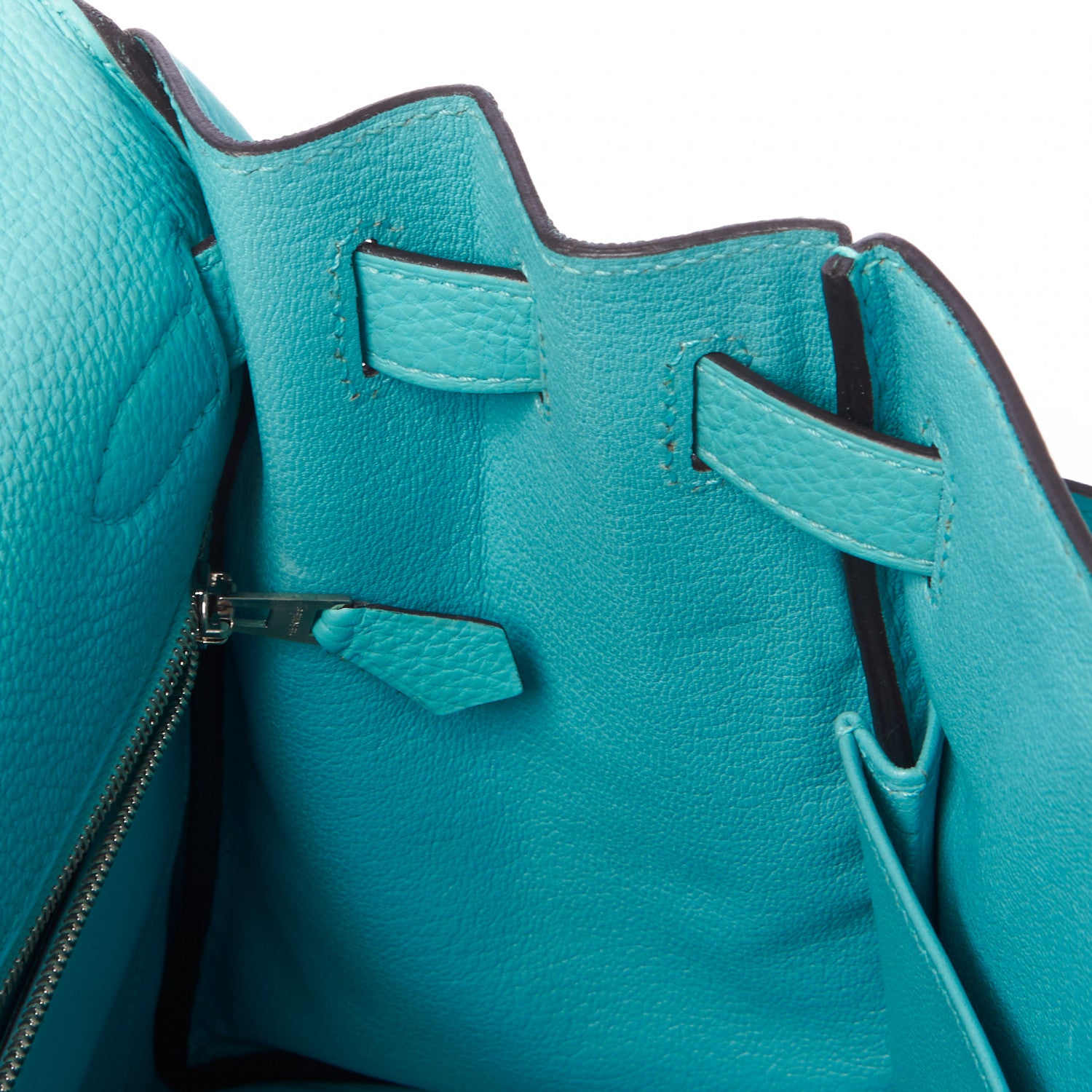 Hermes Togo Kelly Retourne 28 Bleu Atoll 19 of 31