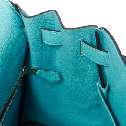 Hermes Togo Kelly Retourne 28 Bleu Atoll 19 of 31