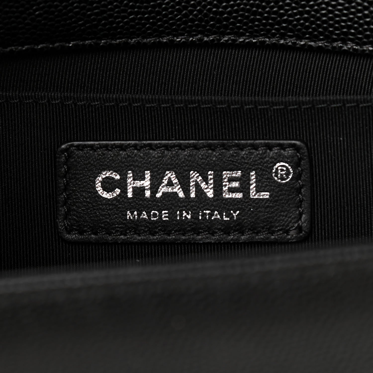 Chanel Caviar Quilted Medium Boy Flap Black 8 of 11