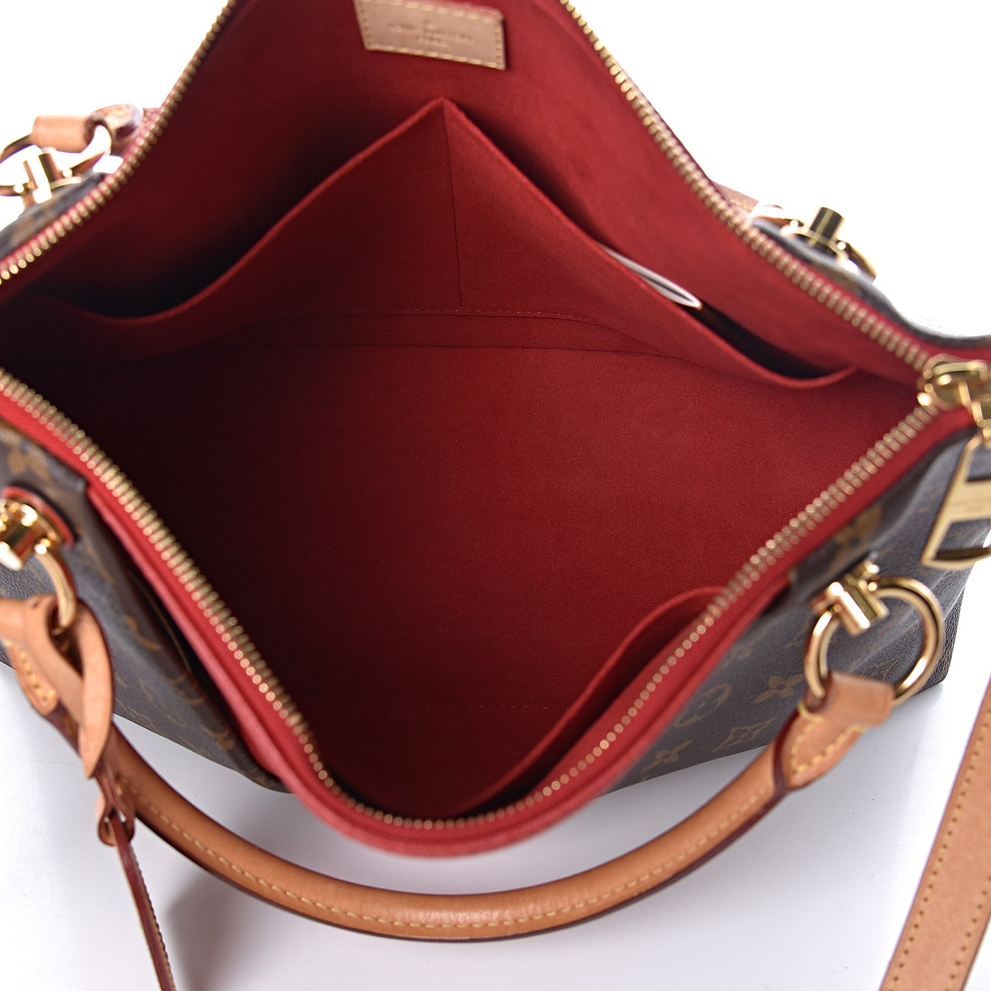 Monogram V Tote MM Cherry