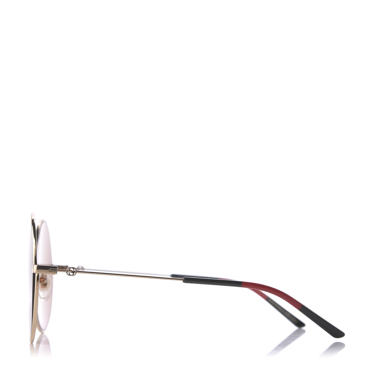 Gucci Round Sunglasses GG0395S Red Green 3 of 8