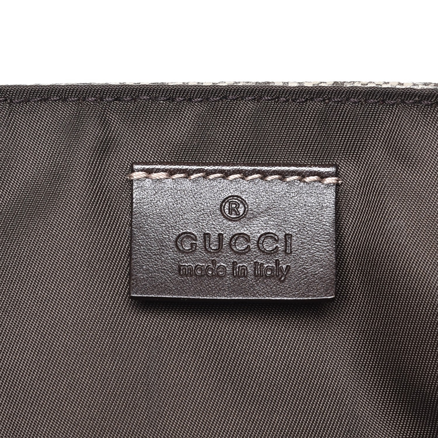 Gucci GG Plus Monogram Messenger Diaper Bag Dark Brown 6 of 12