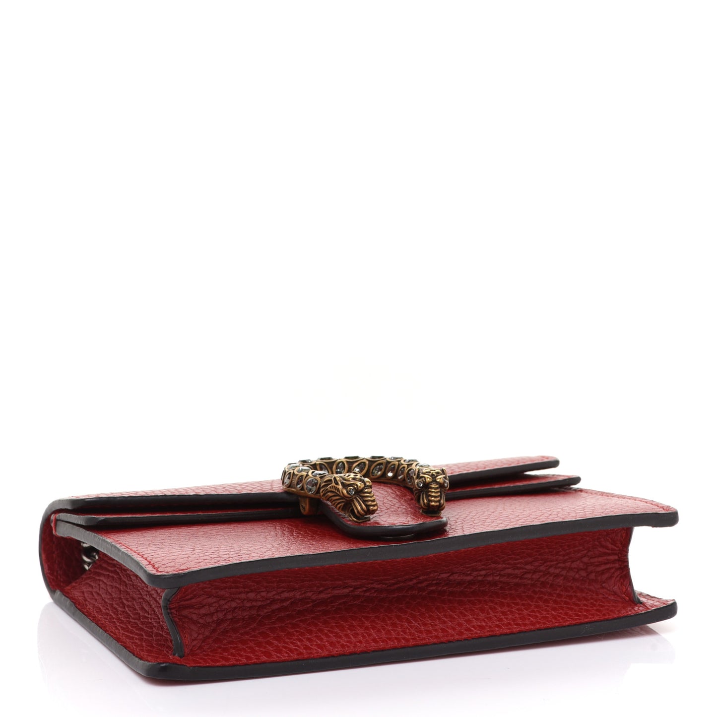 Calfskin Super Mini Dionysus Shoulder Bag Hibiscus Red
