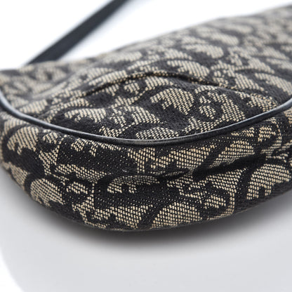 Christian Dior Monogram Mini Saddle Pochette Navy 8 of 8