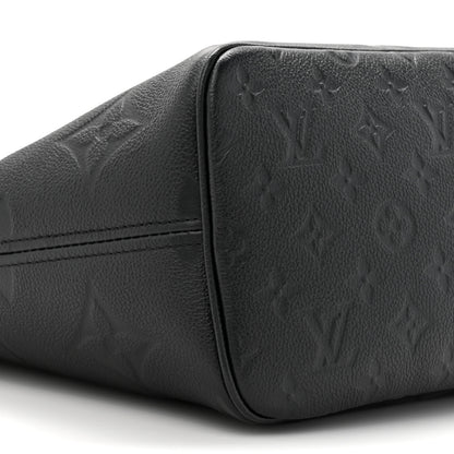 Louis Vuitton Empreinte Monogram Giant Neverfull MM Black 9 of 10