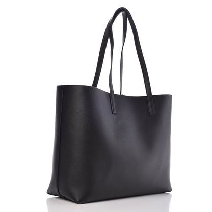 Saint Laurent Calfskin Large Shopping Tote Black 2 of 10