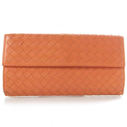 Bottega Veneta Nappa Intrecciato Continental Wallet Orange 2 of 5