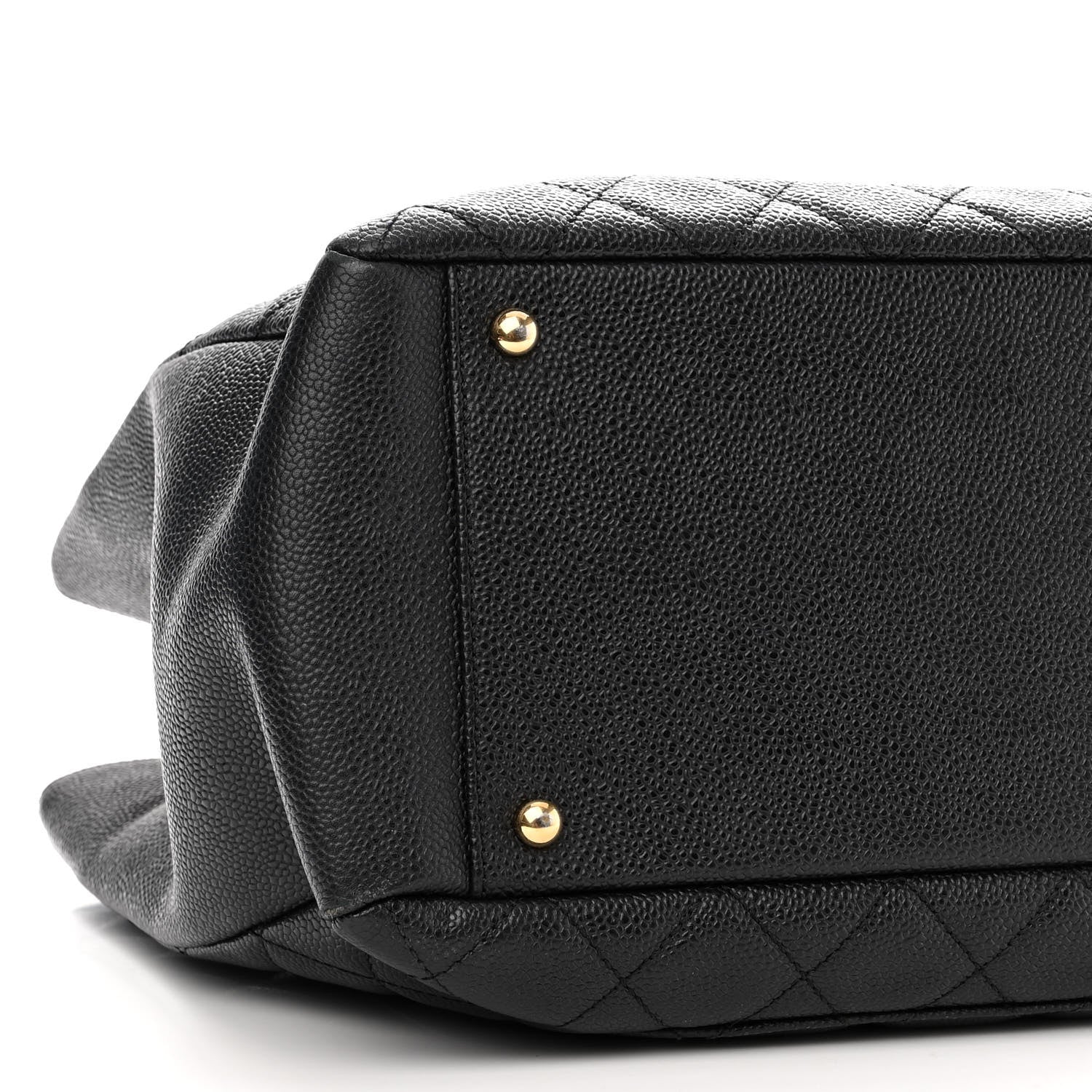 Chanel Caviar Quilted XL Grand Shopping Tote GST Black 8 of 9