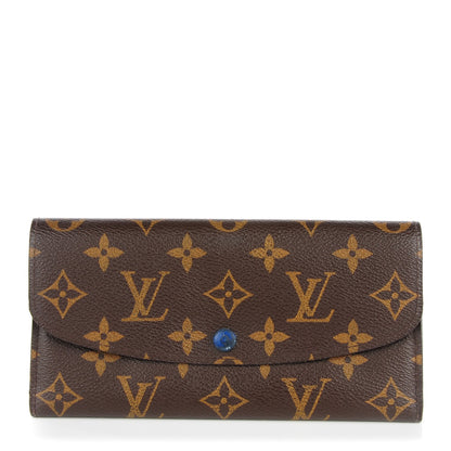 Louis Vuitton Monogram Emilie Wallet Blue 1 of 10