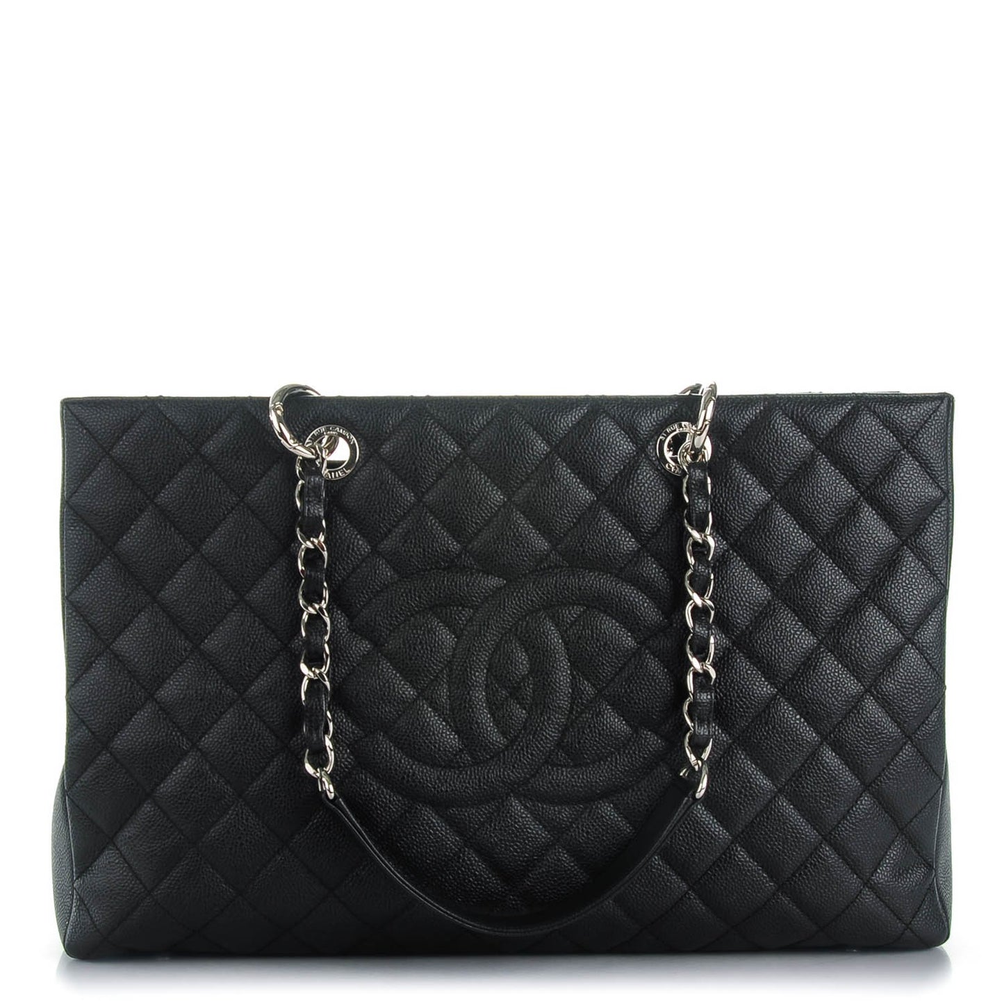 Caviar Quilted XL Grand Shopping Tote GST Black