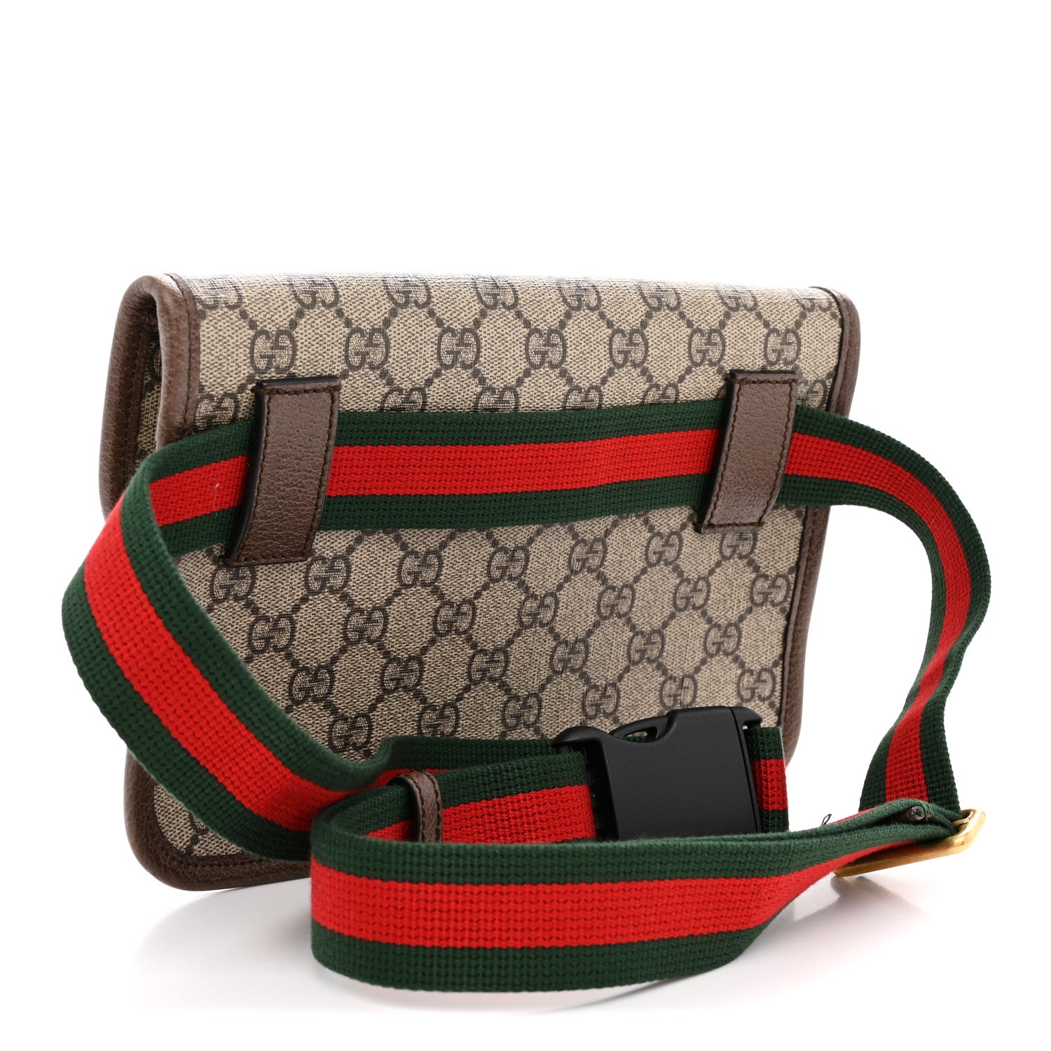 Gucci GG Supreme Monogram Neo Vintage Web Belt Bag Brown 3 of 13