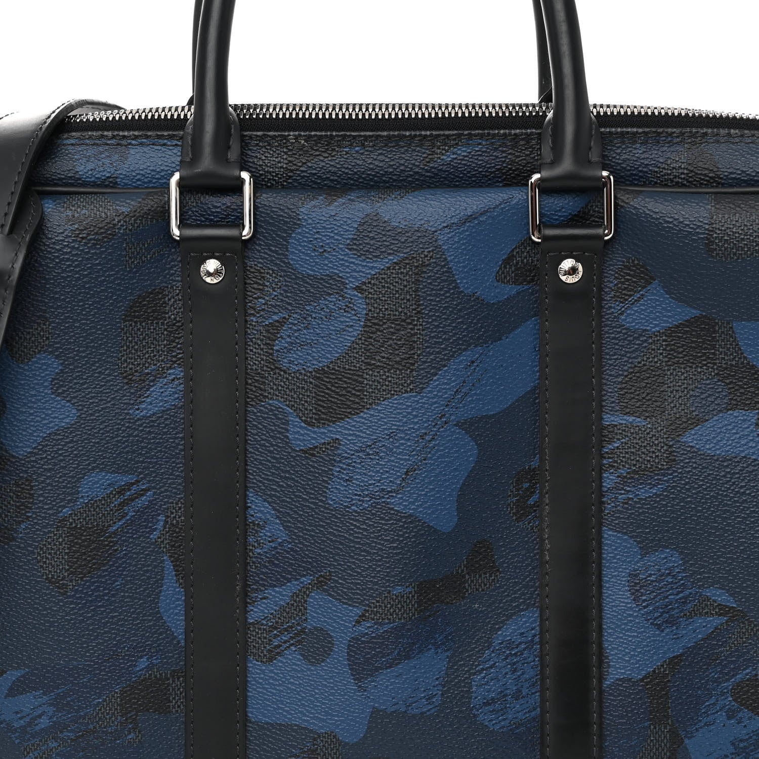 Louis Vuitton Damier Cobalt Camouflage Porte Documents Voyage PM Blue 7 of 12