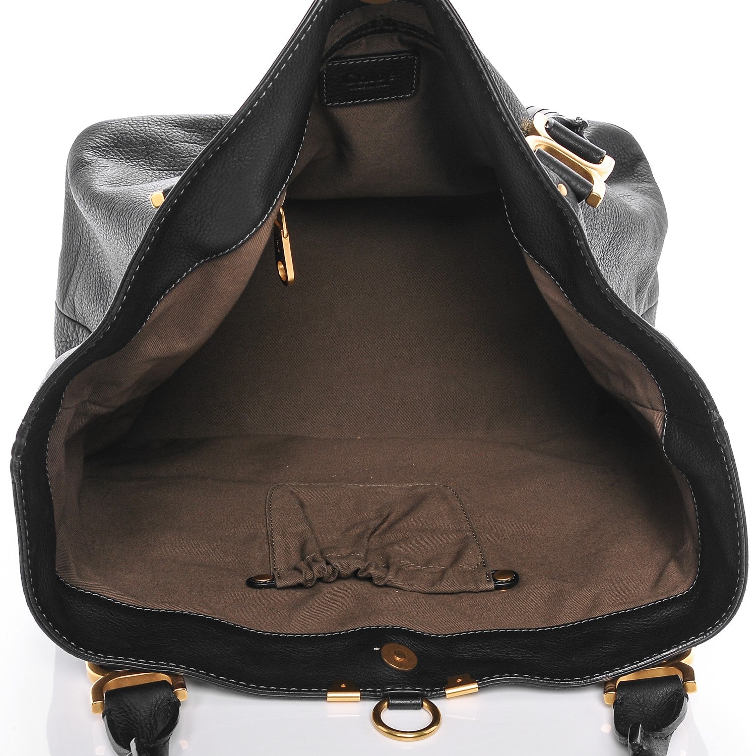 Chloe Calfskin Large New Marcie Tote Black 5 of 8