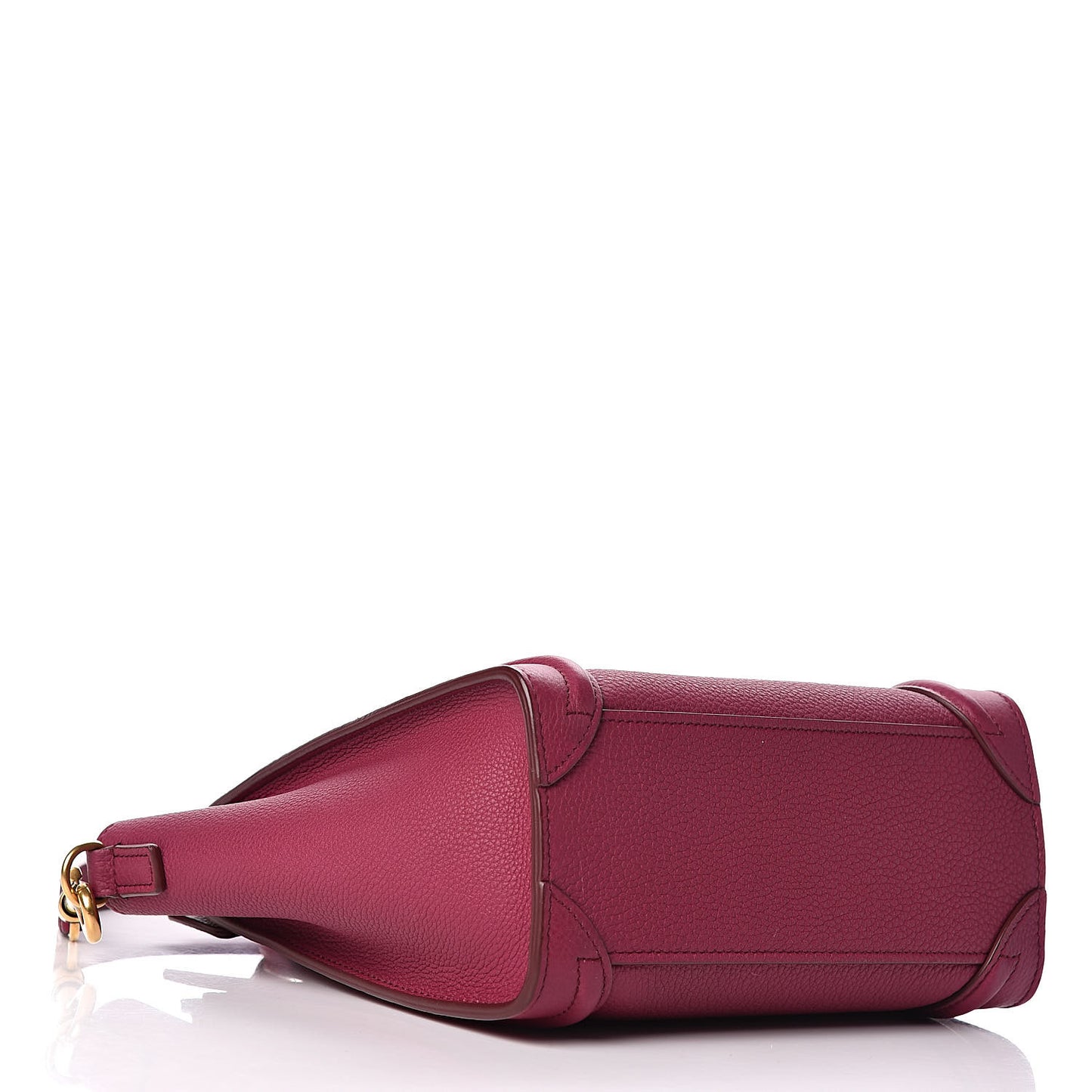 Baby Grained Calfskin Nano Luggage Plum