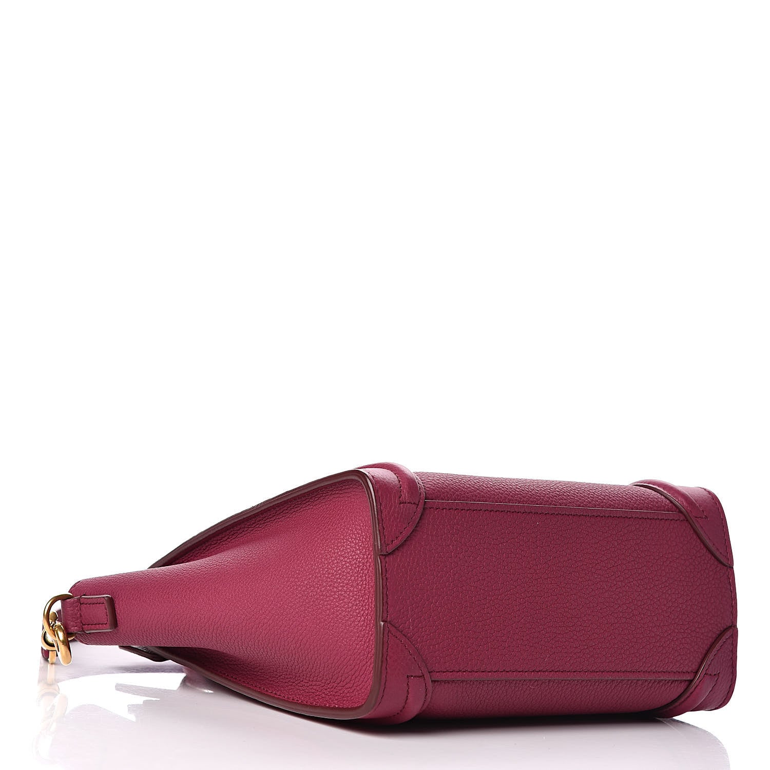 Celine Baby Grained Calfskin Nano Luggage Plum 6 of 12