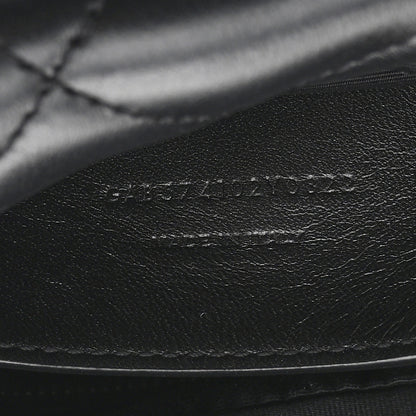 Saint Laurent Calfskin Y Quilted Monogram Small Loulou Bowling Bag Black 7 of 11