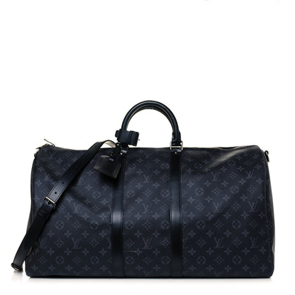 Louis Vuitton Monogram Eclipse Keepall Bandouliere 45 1 of 15