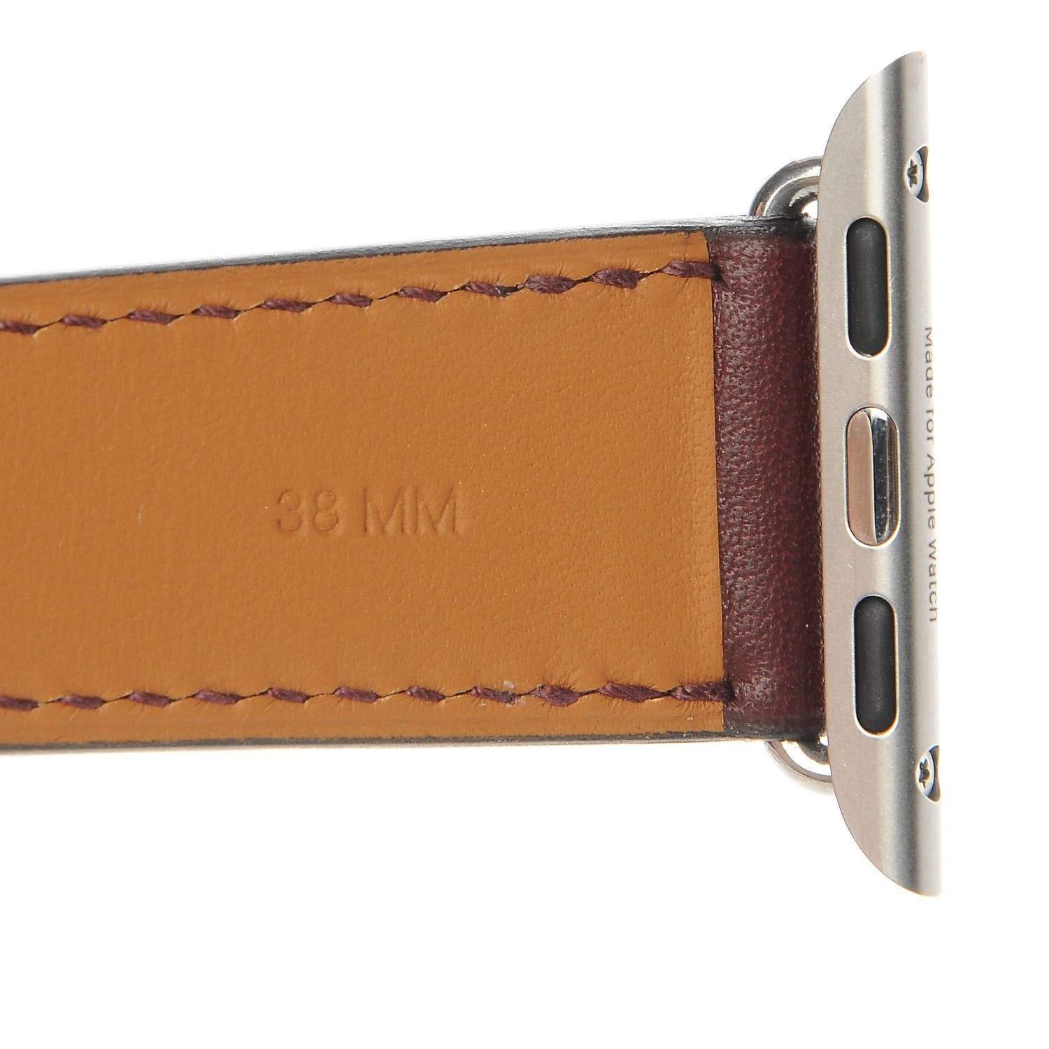 Hermes Swift 38mm Apple Watch Band Bordeaux 4 of 6