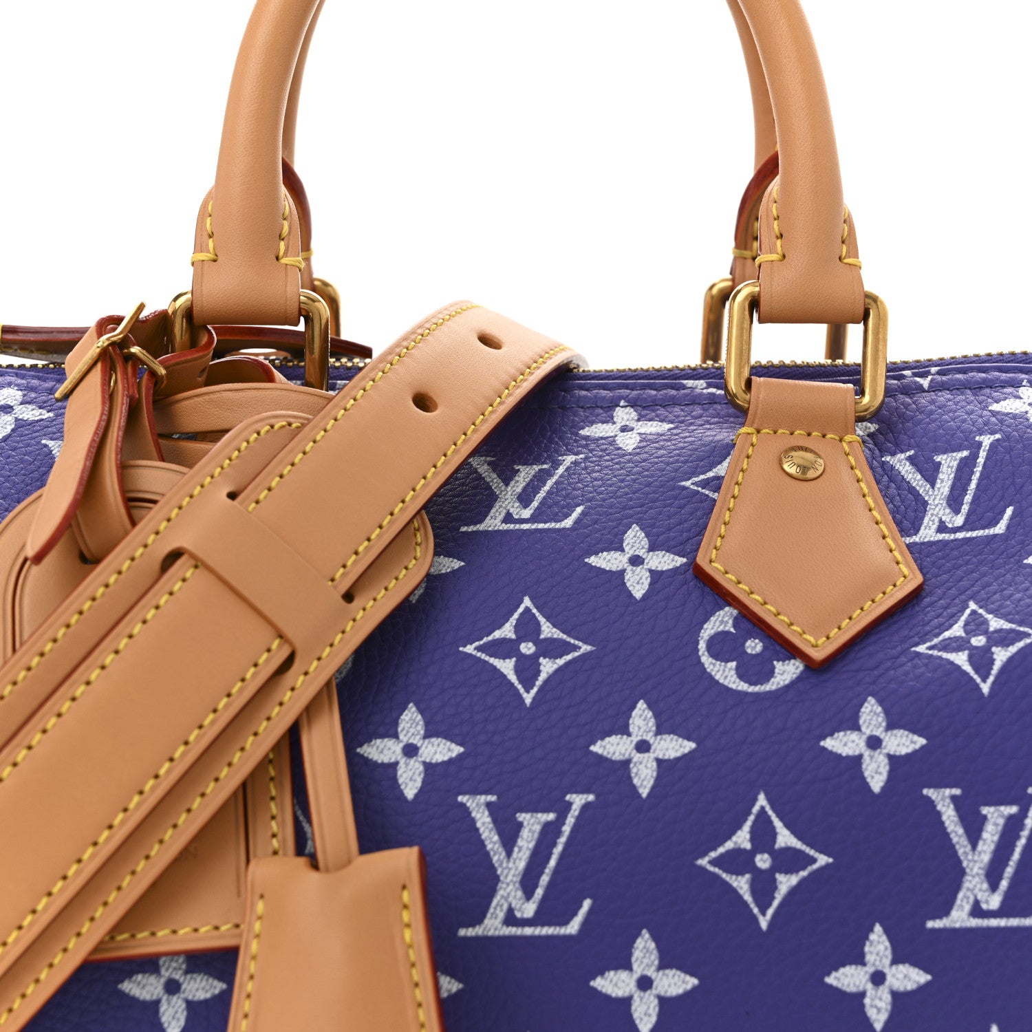 Louis Vuitton Calfskin Monogram Speedy P9 Bandouliere 25 Amethyst 8 of 12