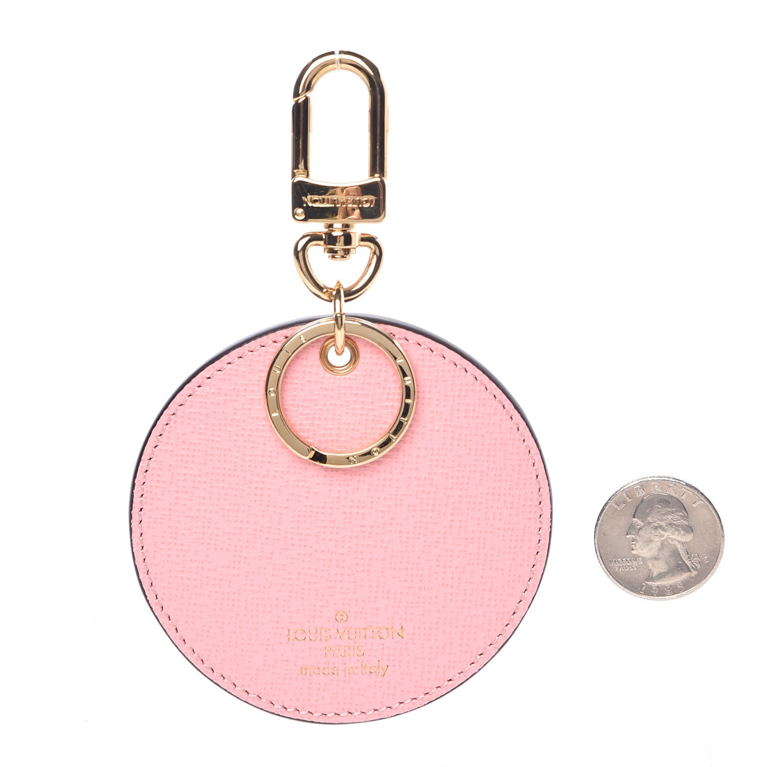 Louis Vuitton Monogram Jungle Dots Bag Charm Key Ring Sugar Pink Poppy 2 of 3