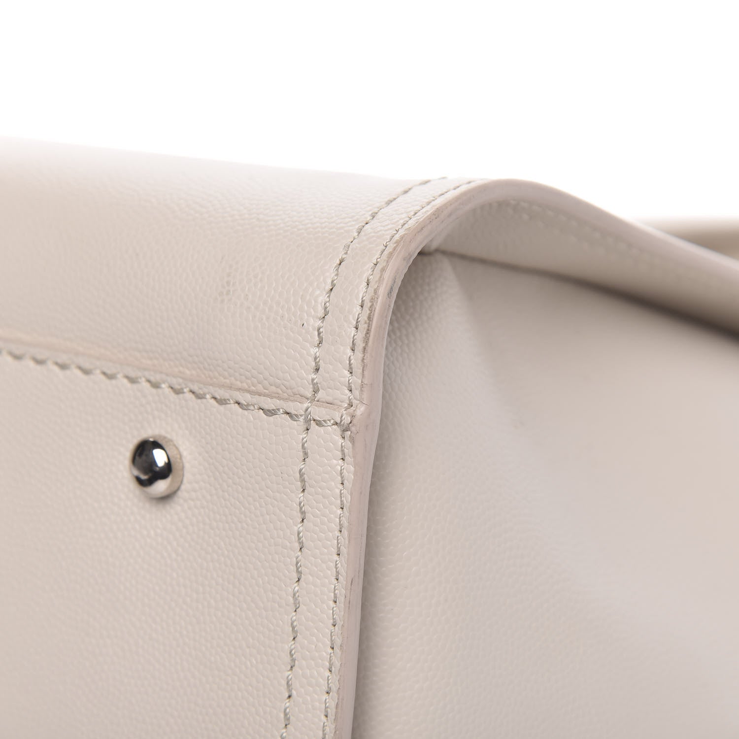 Chanel Caviar Small Studded Deauville Tote Ivory 12 of 18