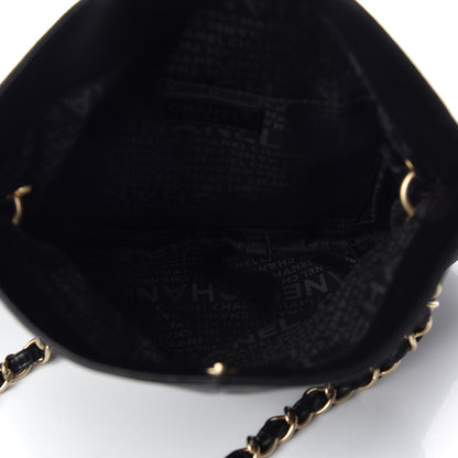 Chanel Lambskin Coco Ball Fold Over Bag Black 5 of 11