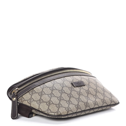 Gucci GG Supreme Monogram Belt Bag Dark Brown 4 of 9