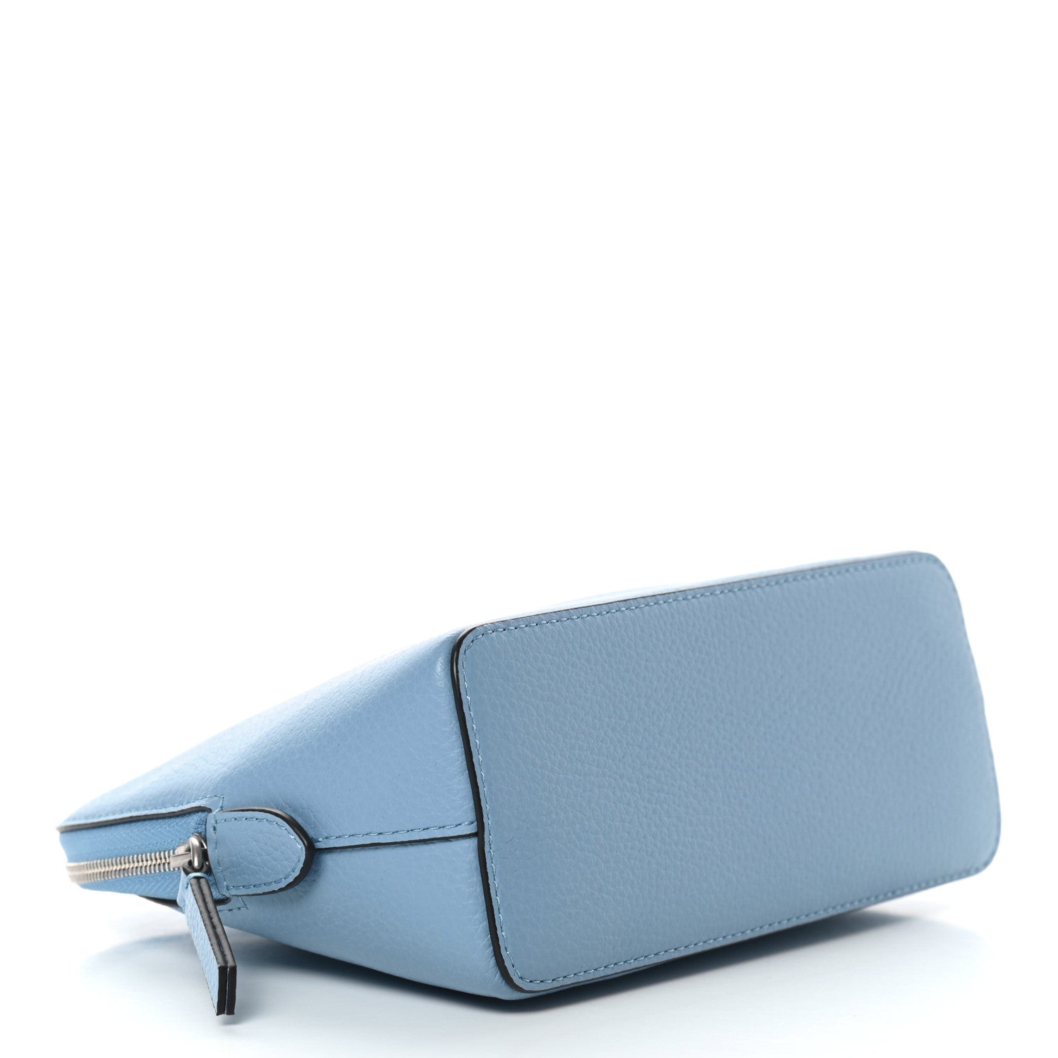 Mulberry Small Classic Grain Continental Cosmetic Pouch Pale Slate 4 of 8