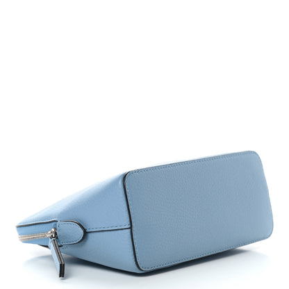 Mulberry Small Classic Grain Continental Cosmetic Pouch Pale Slate 4 of 8