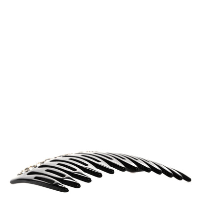 Gucci Resin Crystal Hair Comb Black 3 of 5
