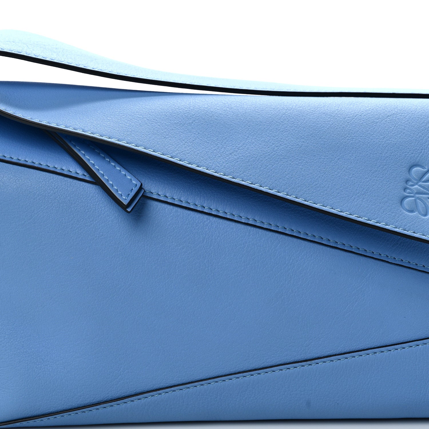 Loewe Calfskin Puzzle Hobo Celestine Blue 7 of 13