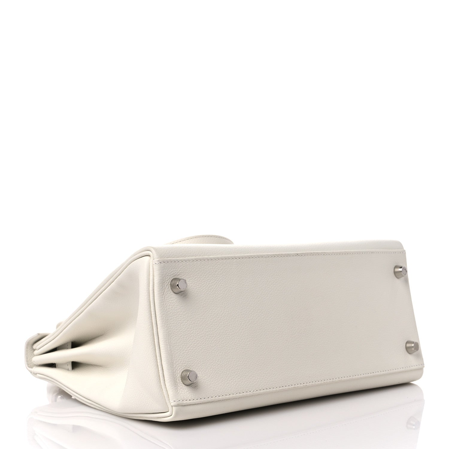 Hermes Evercolor Kelly Retourne 28 White 4 of 11