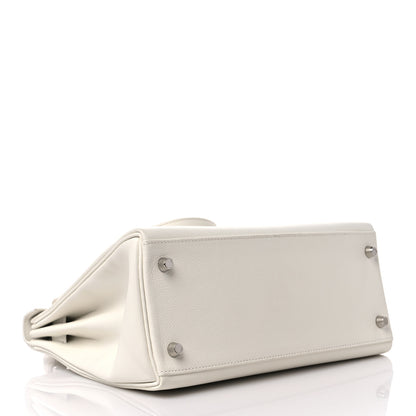 Hermes Evercolor Kelly Retourne 28 White 4 of 11