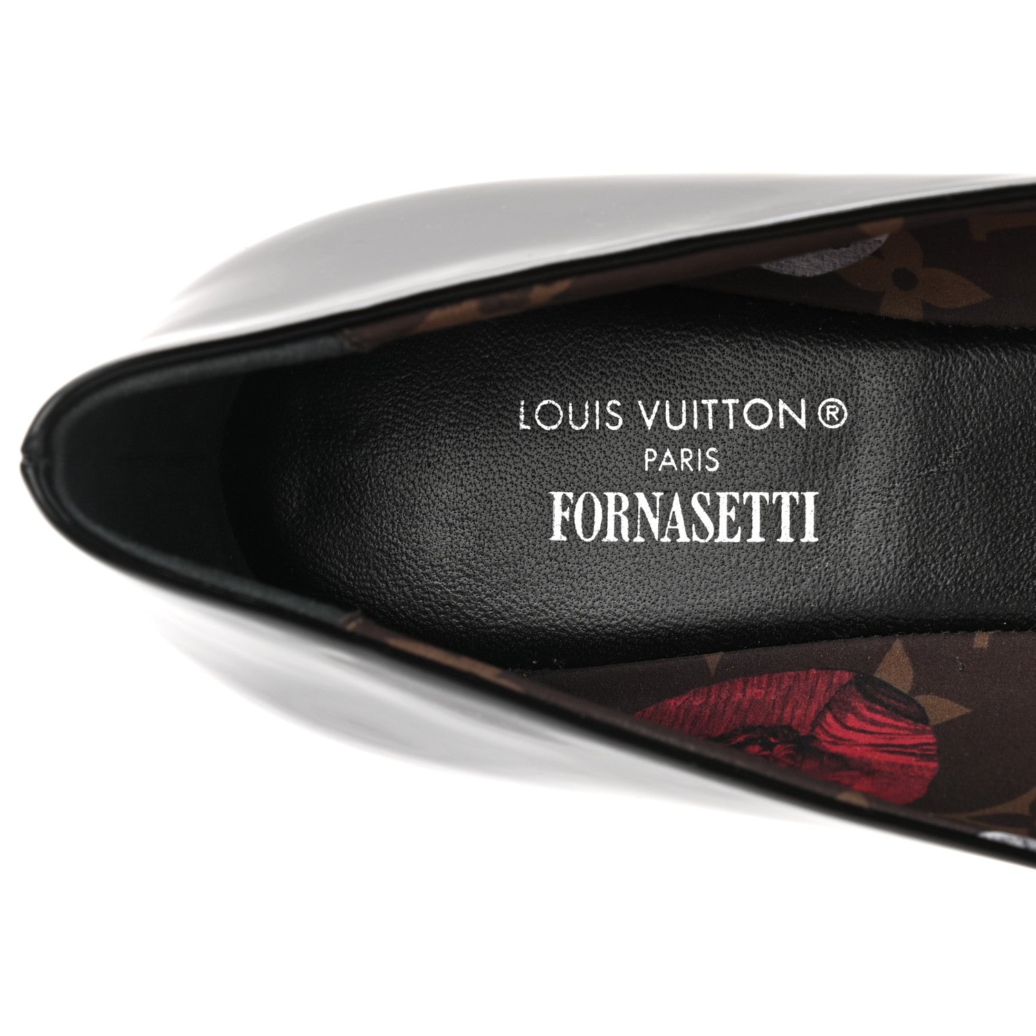 Louis Vuitton Patent Monogram Nylon Bow Popi Ballerina Flats 39.5 Black 7 of 9