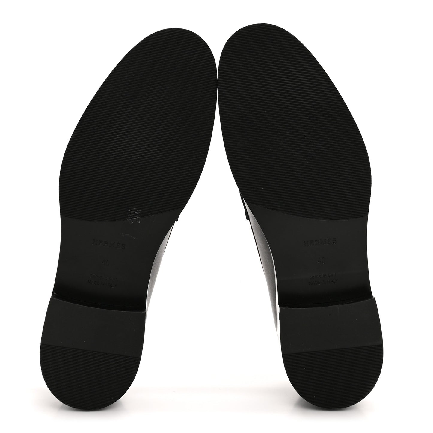 Calfskin Womens Hot Loafer 40 Black