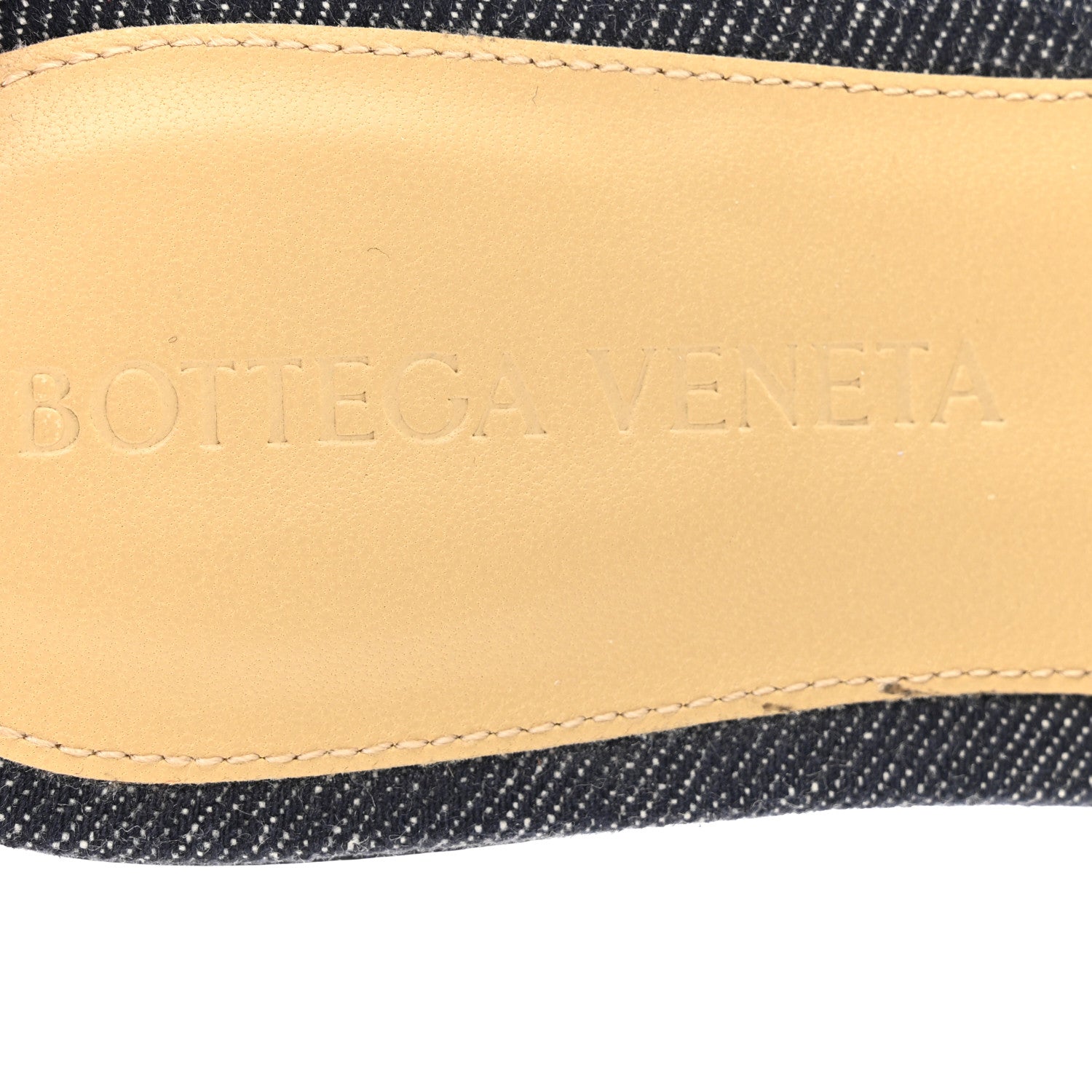 Bottega Veneta Denim Matelasse Padded Flat Sandals 35 Indigo 6 of 9
