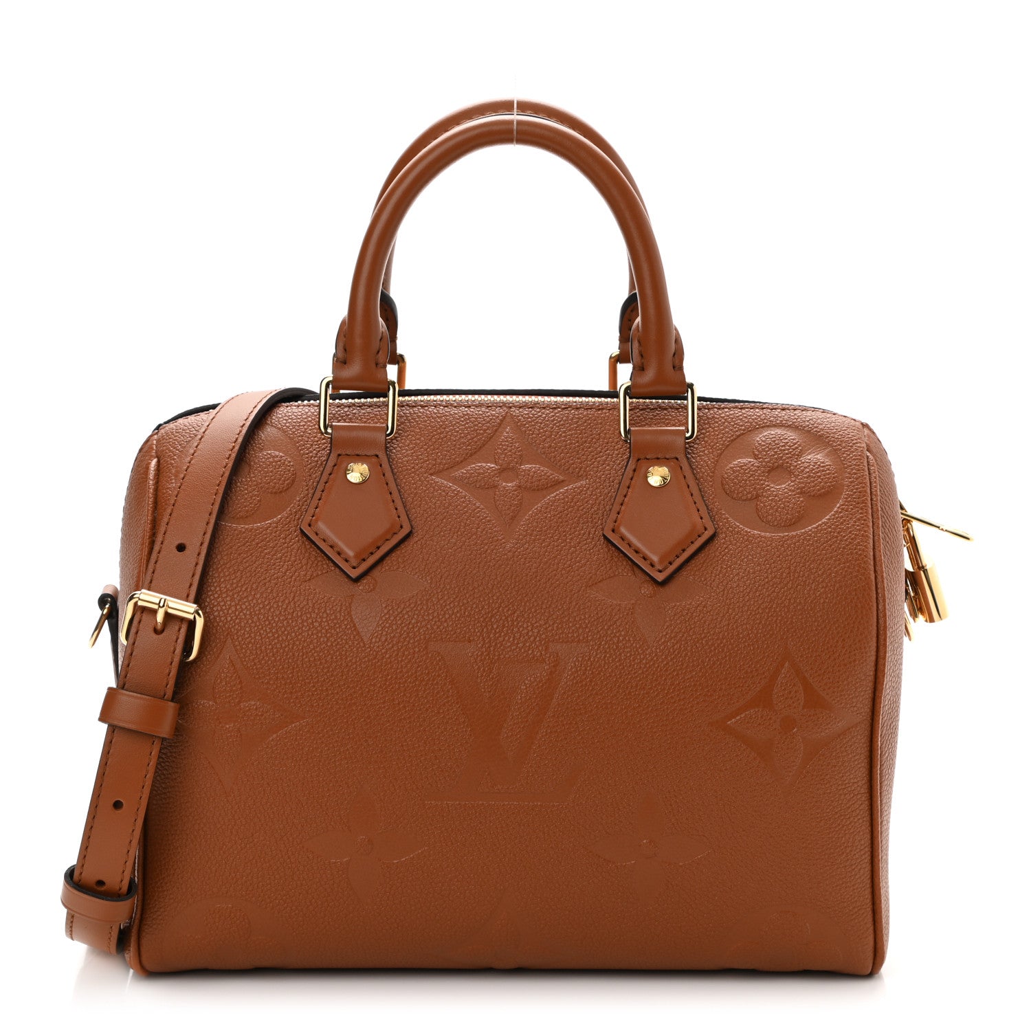 Louis Vuitton Empreinte Monogram Giant Speedy Bandouliere 25 Cognac 1 of 7