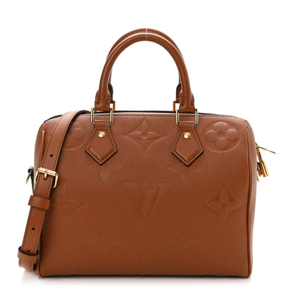 Louis Vuitton Empreinte Monogram Giant Speedy Bandouliere 25 Cognac 1 of 7