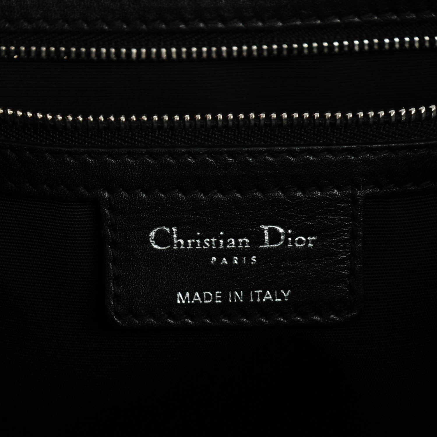 Christian Dior Coated Canvas Cannage Medium Panarea Tote Black 6 of 7