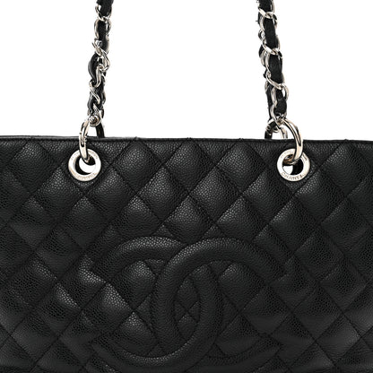Chanel Caviar Quilted Grand Shopping Tote GST Black 8 of 10