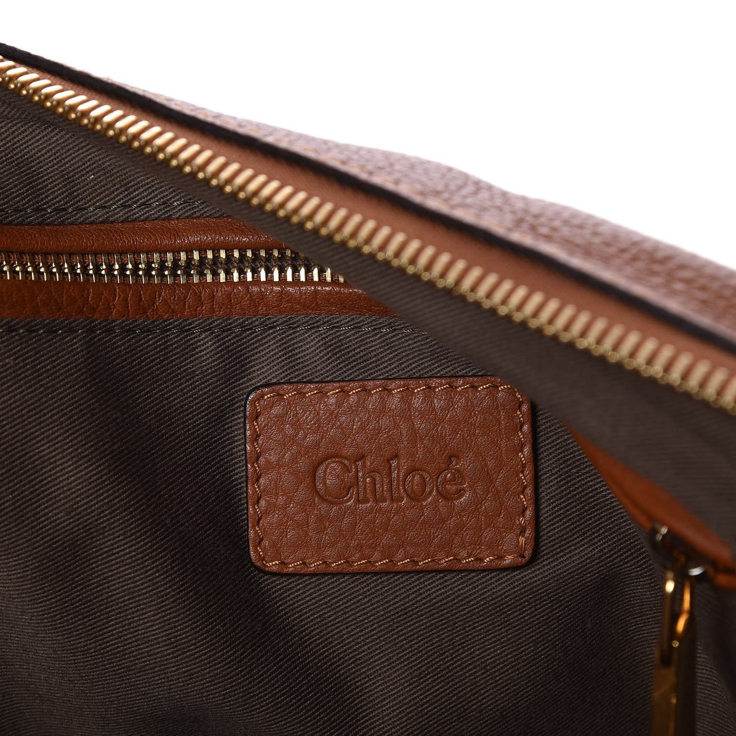 Calfskin Large Marcie Satchel Tan