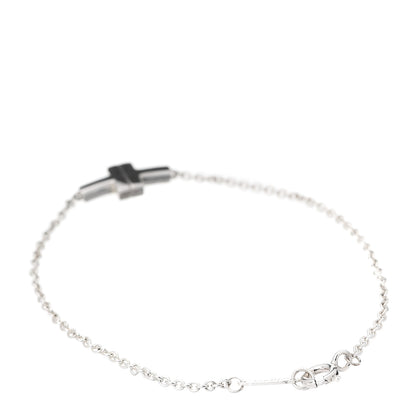 Tiffany Sterling Silver T Two Single Chain Bracelet 3 of 6